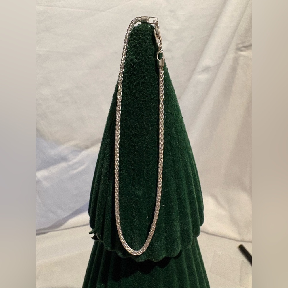 925 sterling silver – Wi link– bracelet – 8″ – 1 mm